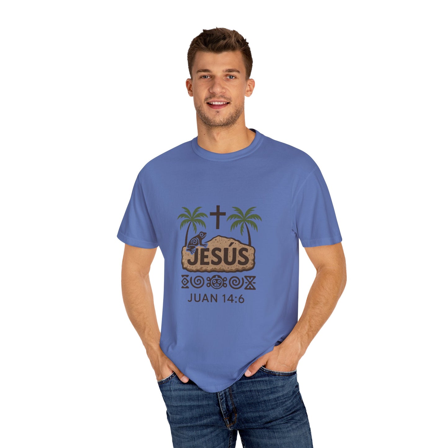 Jesus Graphic Tee, Faith-Based Apparel, Christian Gift, Summer Wear, Casual T-Shirt