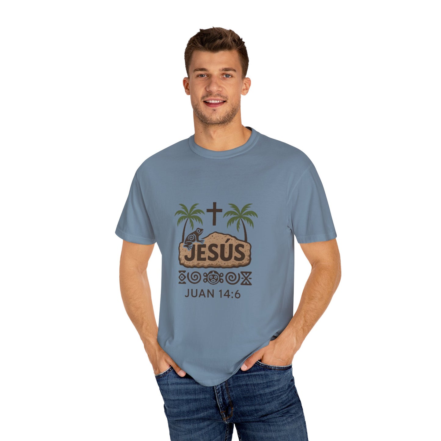 Jesus Graphic Tee, Faith-Based Apparel, Christian Gift, Summer Wear, Casual T-Shirt
