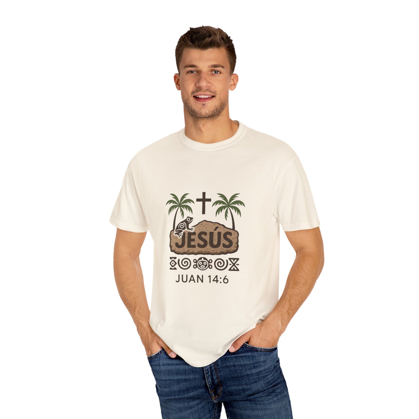 Jesus Graphic Tee, Faith-Based Apparel, Christian Gift, Summer Wear, Casual T-Shirt