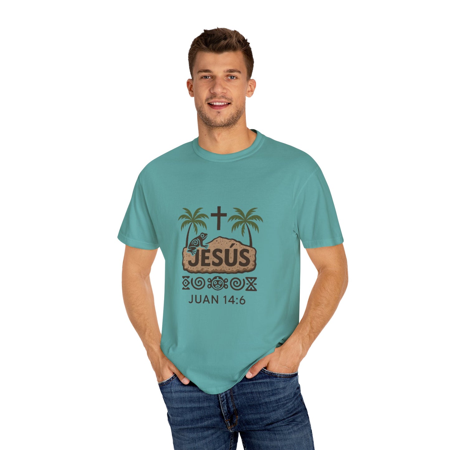 Jesus Graphic Tee, Faith-Based Apparel, Christian Gift, Summer Wear, Casual T-Shirt