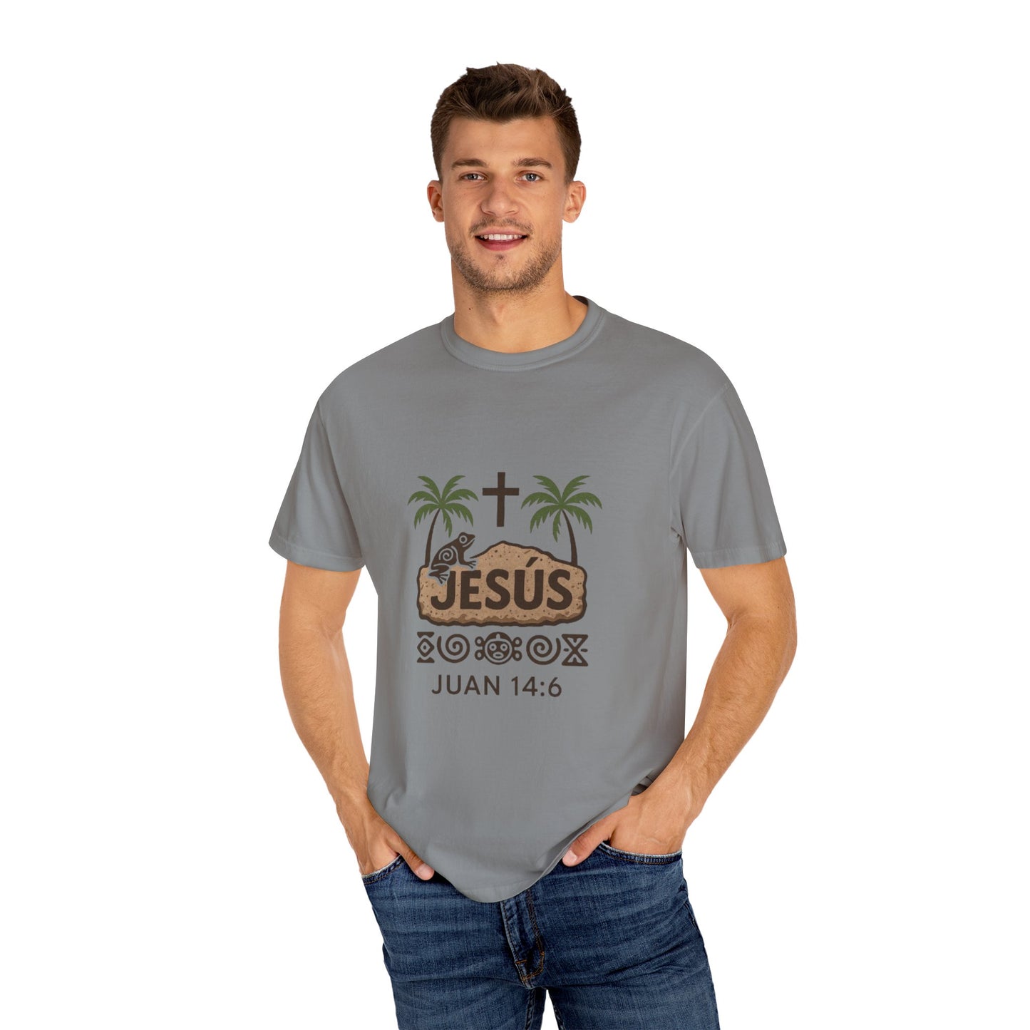 Jesus Graphic Tee, Faith-Based Apparel, Christian Gift, Summer Wear, Casual T-Shirt