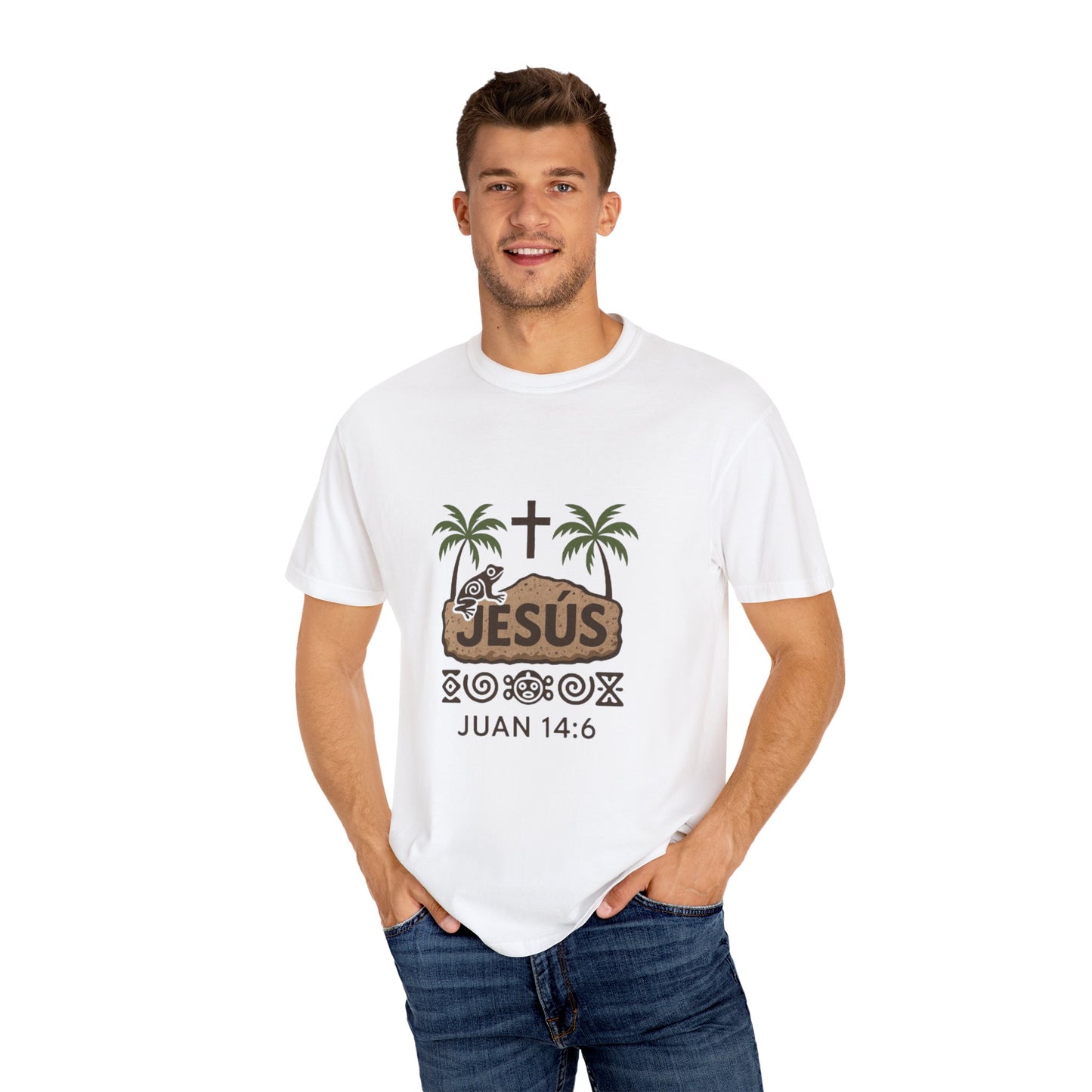 Jesus Graphic Tee, Faith-Based Apparel, Christian Gift, Summer Wear, Casual T-Shirt