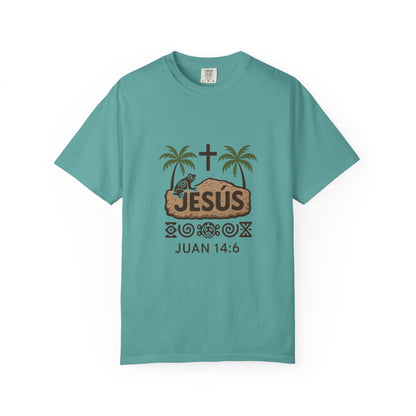 Jesus Graphic Tee, Faith-Based Apparel, Christian Gift, Summer Wear, Casual T-Shirt