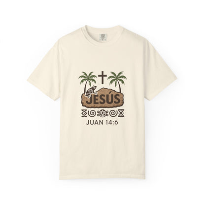 Jesus Graphic Tee, Faith-Based Apparel, Christian Gift, Summer Wear, Casual T-Shirt