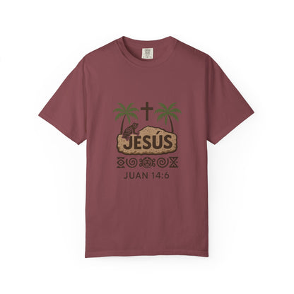 Jesus Graphic Tee, Faith-Based Apparel, Christian Gift, Summer Wear, Casual T-Shirt