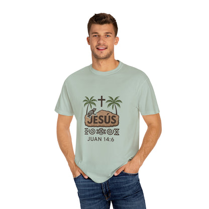 Jesus Graphic Tee, Faith-Based Apparel, Christian Gift, Summer Wear, Casual T-Shirt