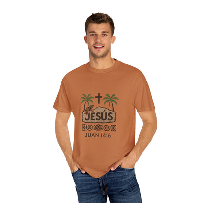 Jesus Graphic Tee, Faith-Based Apparel, Christian Gift, Summer Wear, Casual T-Shirt
