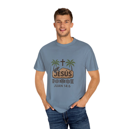 Jesus Graphic Tee, Faith-Based Apparel, Christian Gift, Summer Wear, Casual T-Shirt