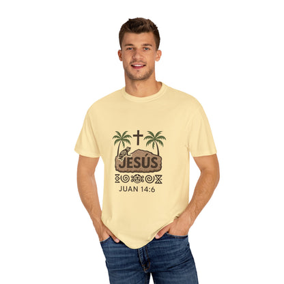 Jesus Graphic Tee, Faith-Based Apparel, Christian Gift, Summer Wear, Casual T-Shirt
