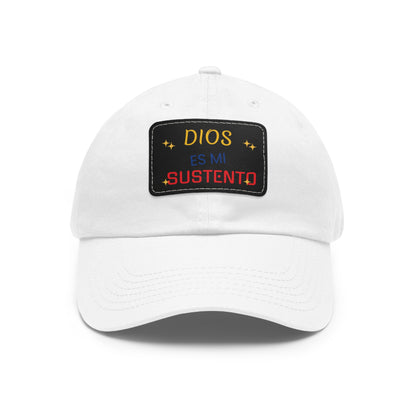Hat with Leather Patch (Rectangle)