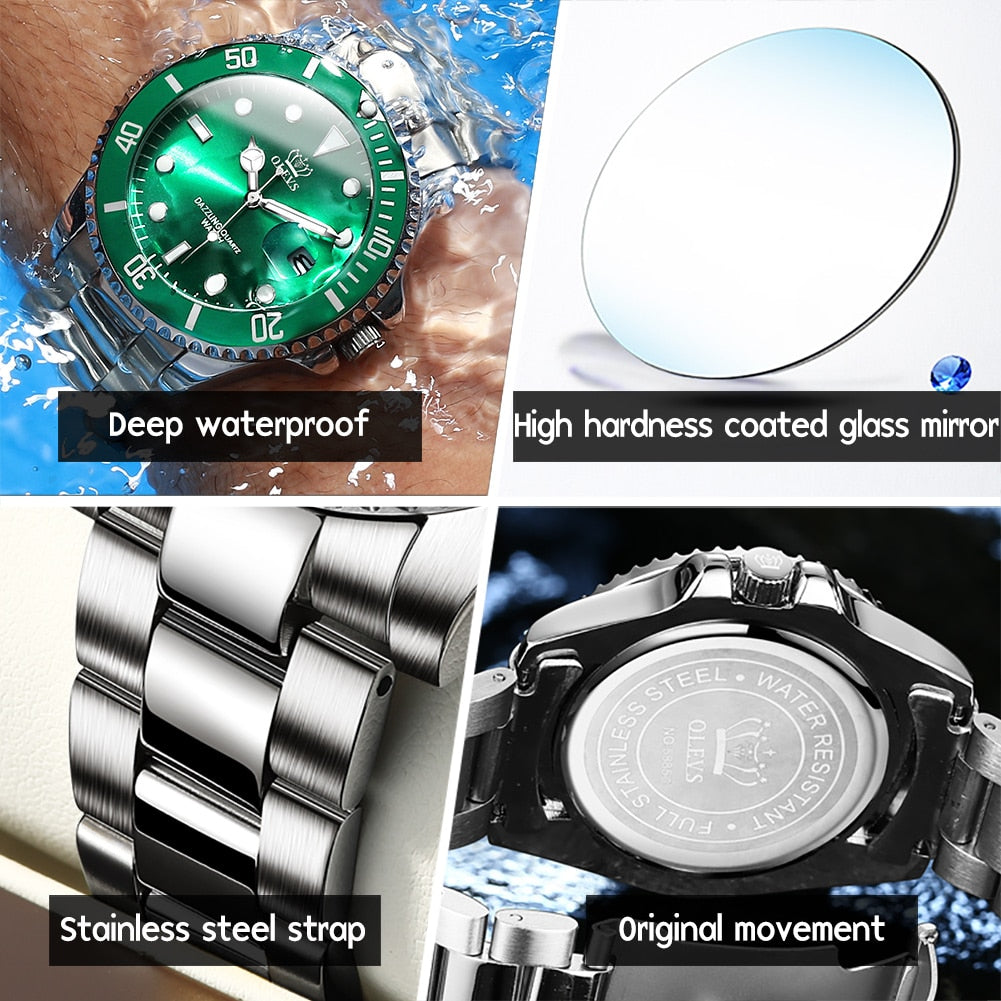Quartz Watch for Men Waterproof