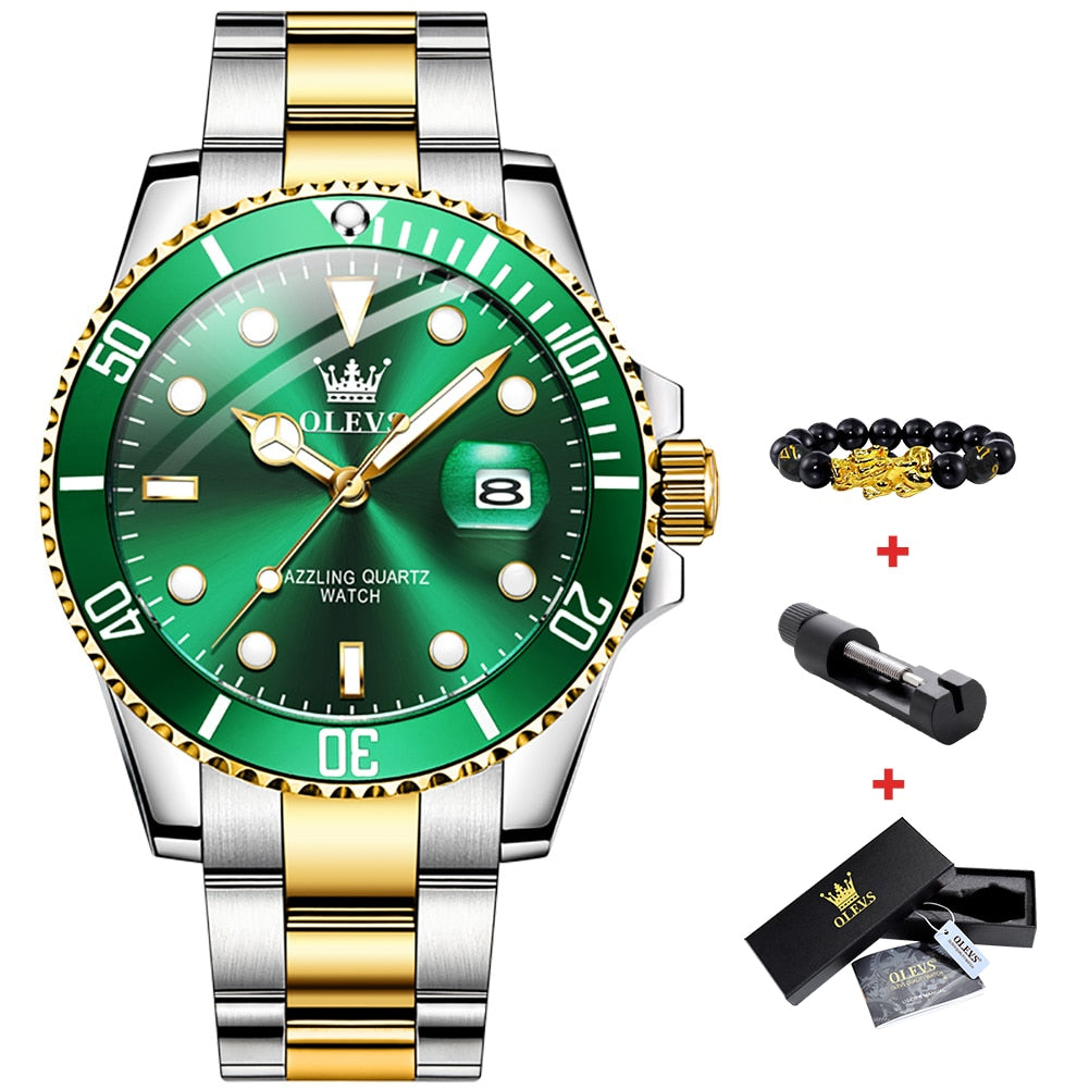 Quartz Watch for Men Waterproof