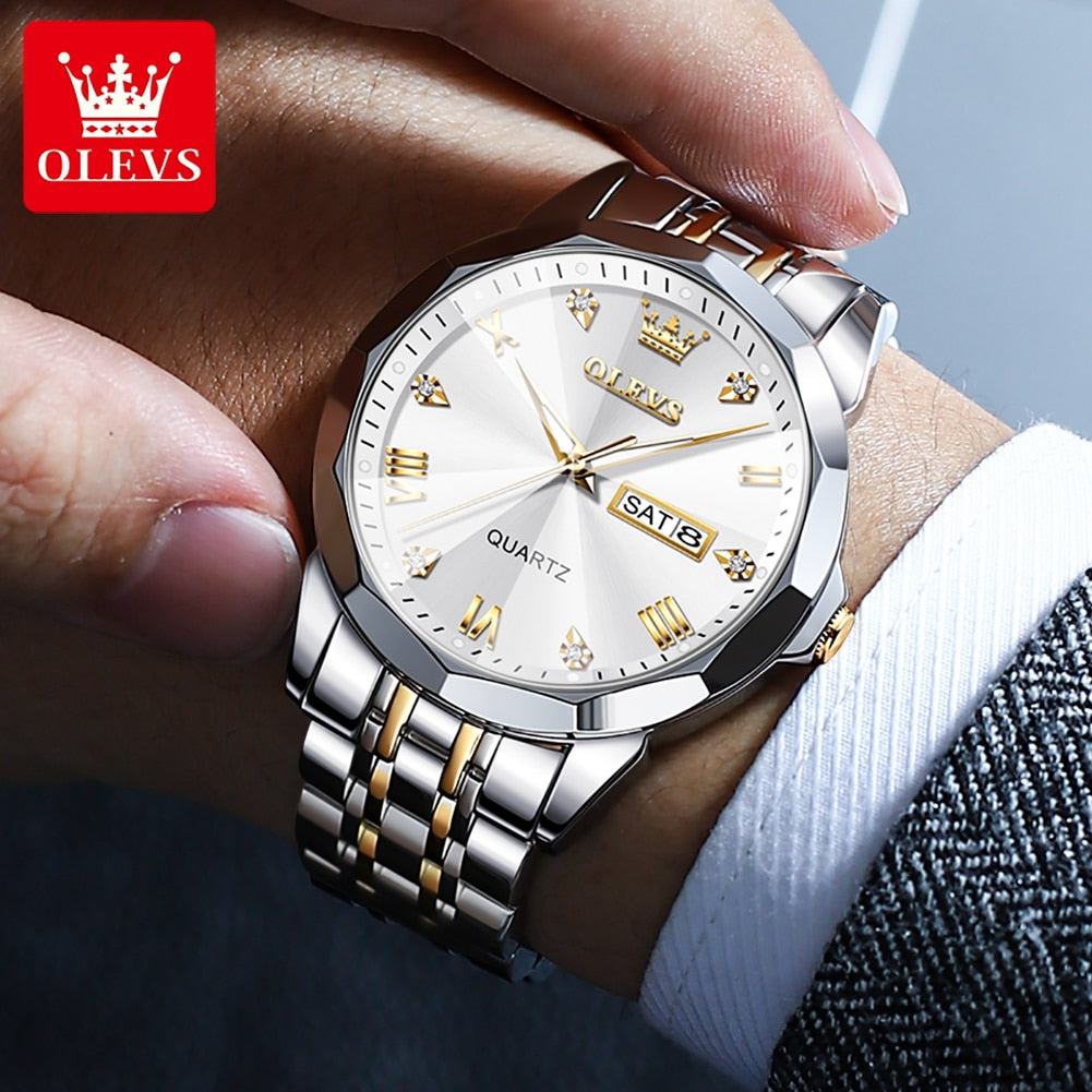 Quartz Luxury  Diamond Watch