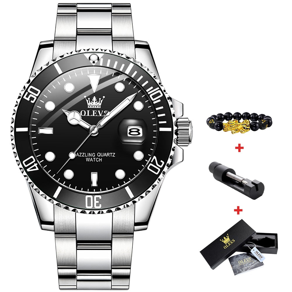 Quartz Watch for Men Waterproof