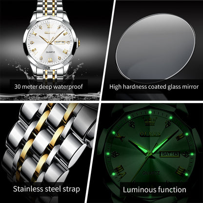 Quartz Luxury  Diamond Watch