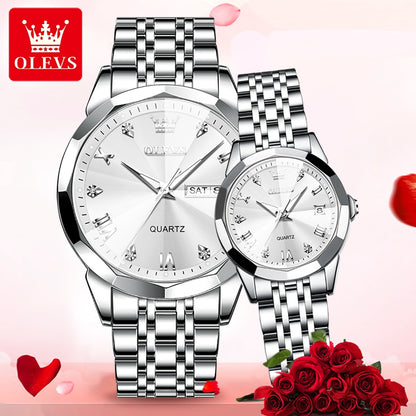 Quartz Luxury  Diamond Watch