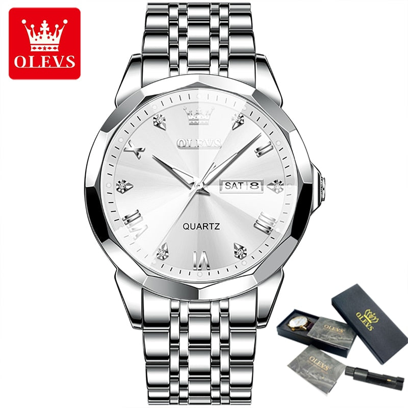 Quartz Luxury  Diamond Watch