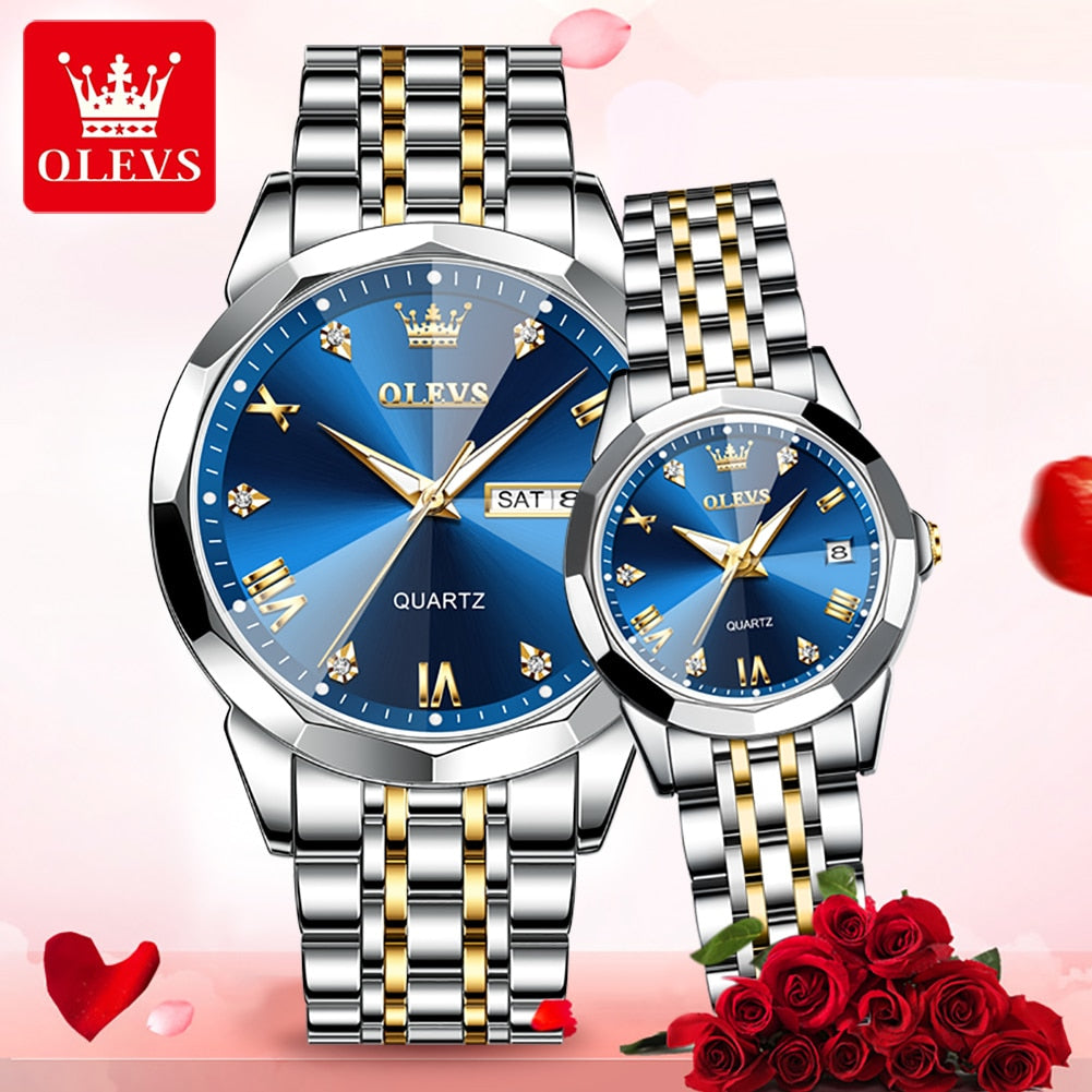 Quartz Luxury  Diamond Watch