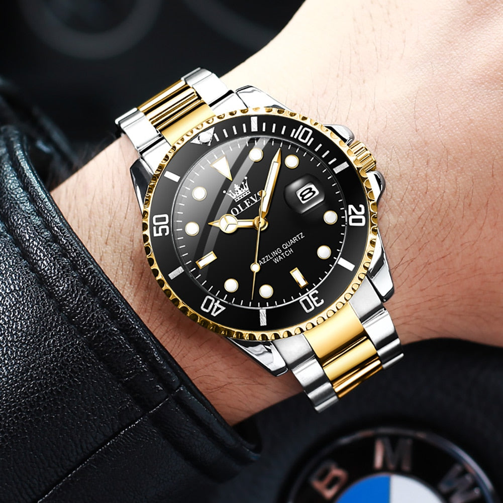 Quartz Watch for Men Waterproof