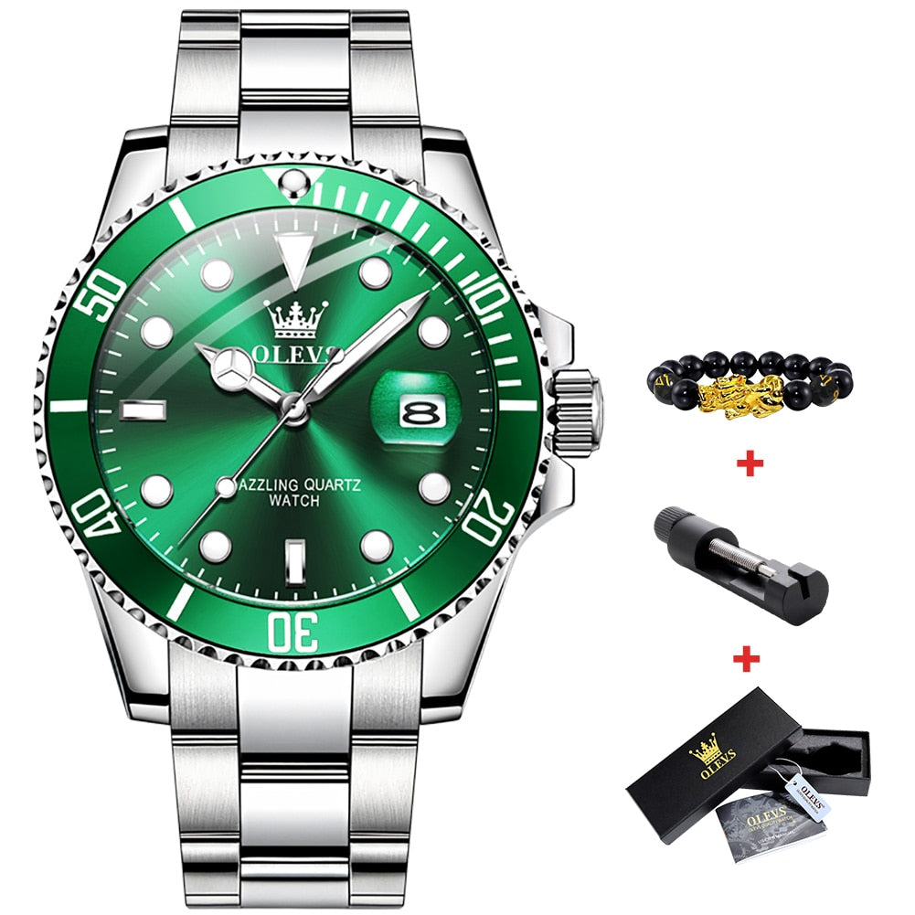 Quartz Watch for Men Waterproof