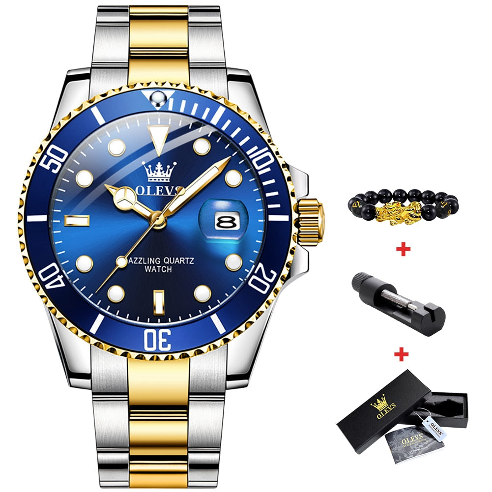 Quartz Watch for Men Waterproof
