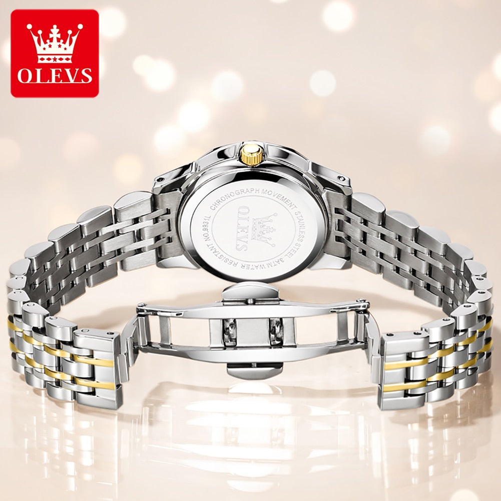 Quartz Luxury  Diamond Watch