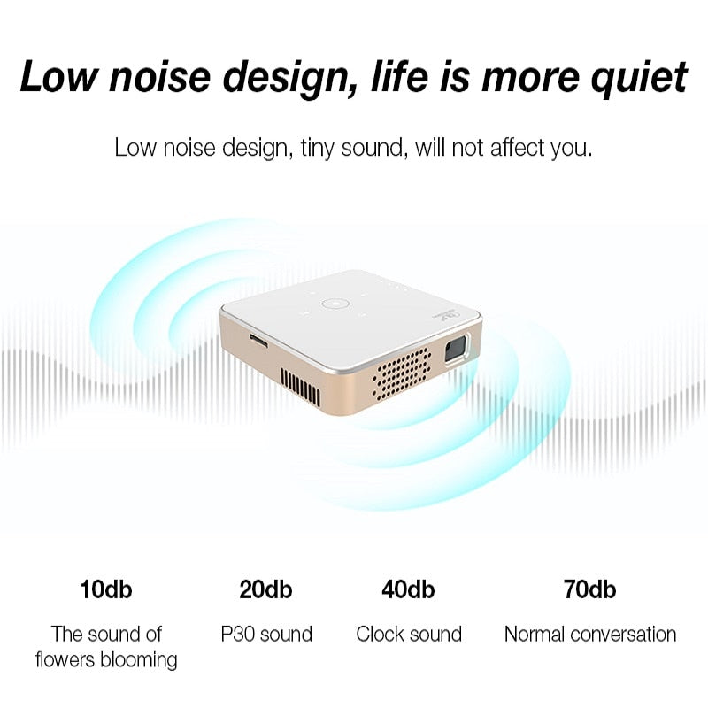 Portable Mini Projector Wired
