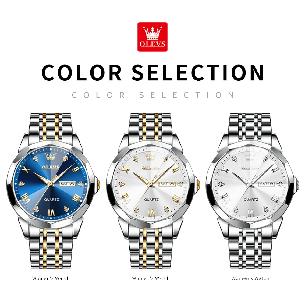 Quartz Luxury  Diamond Watch