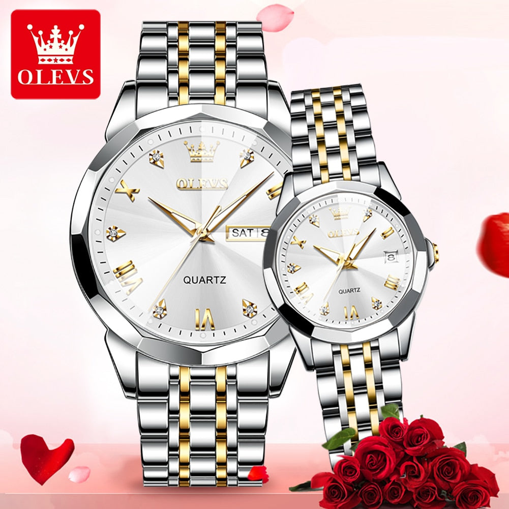 Quartz Luxury  Diamond Watch