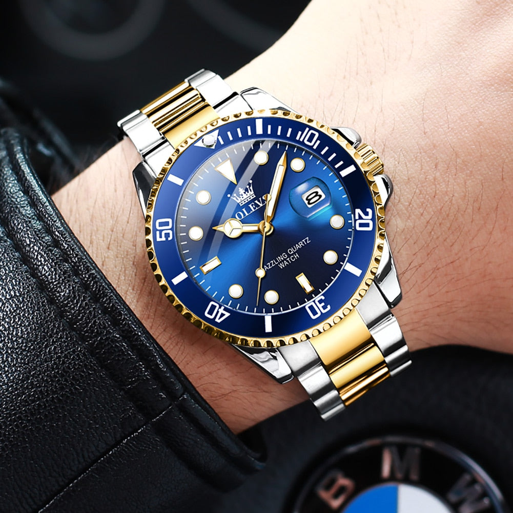 Quartz Watch for Men Waterproof