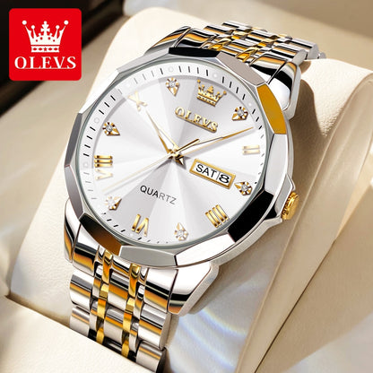 Quartz Luxury  Diamond Watch